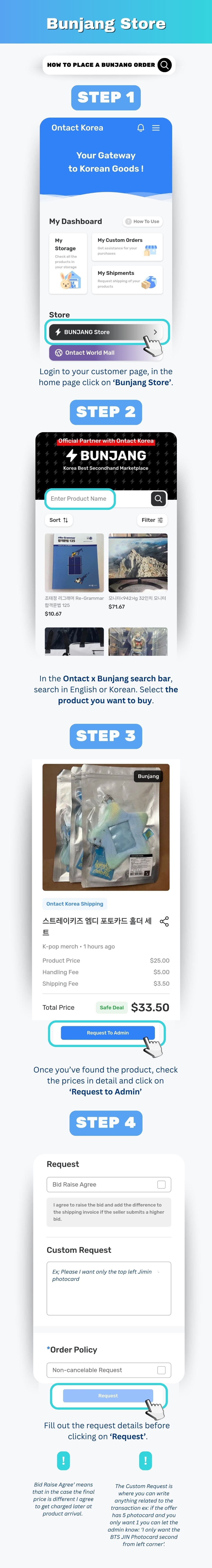 Browsing Korean second-hand items inside the Ontact Korea Bunjang Store