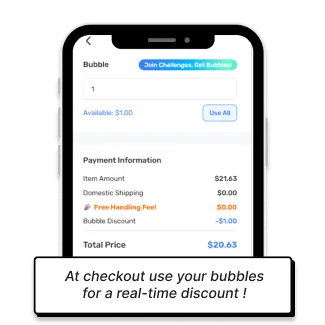 Bubble checkout screenshot