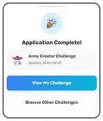 Application complete screenshot