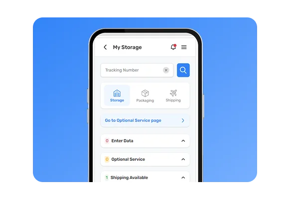 My Storage Dashboard Screenshot